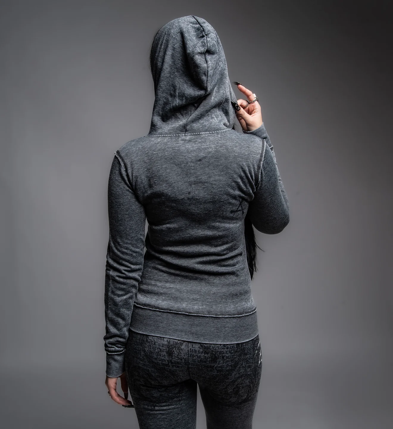 Collapse Burnout Zip Hoodie - Image 2