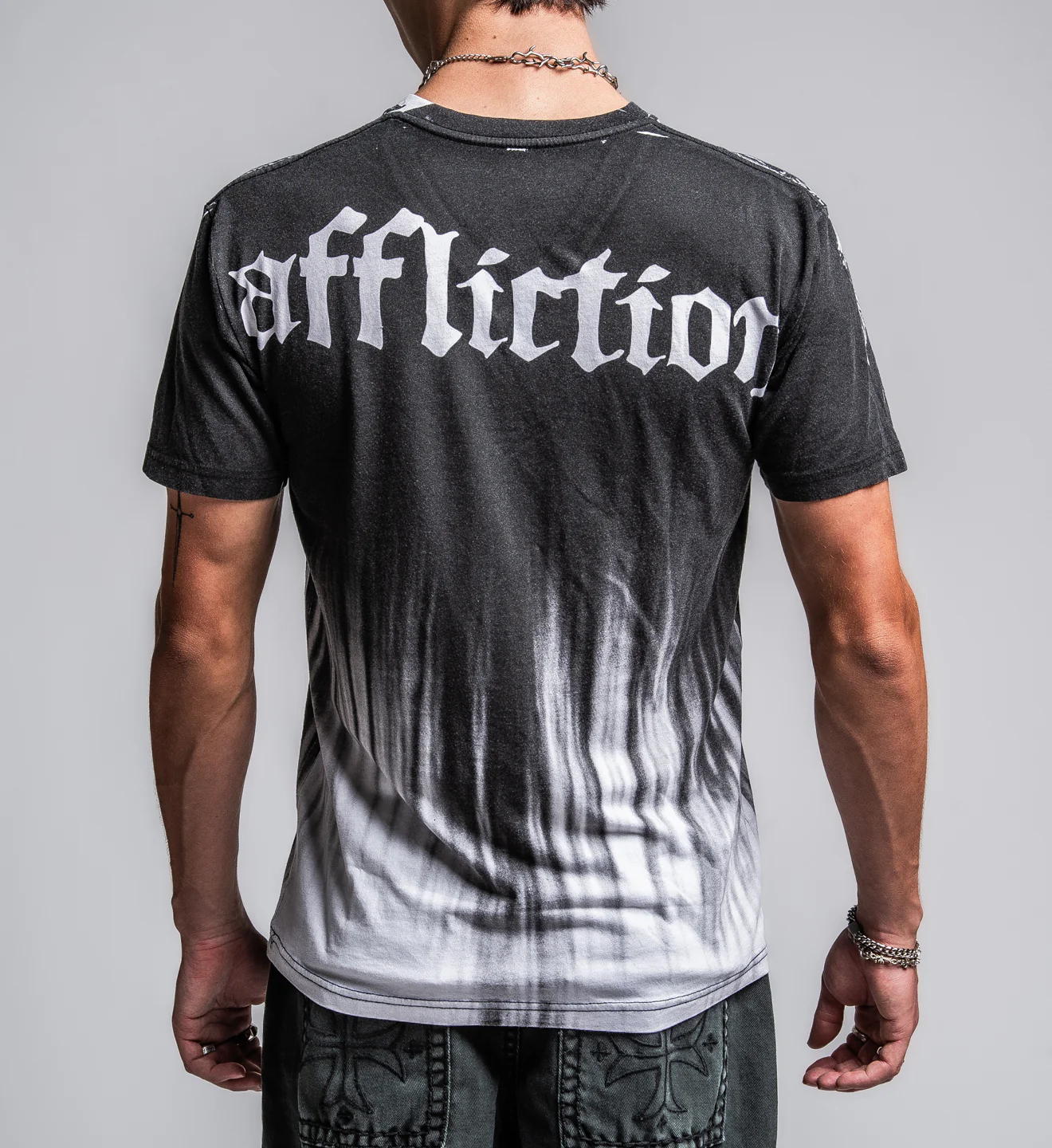 Death Eyes V Neck Tee - Image 2