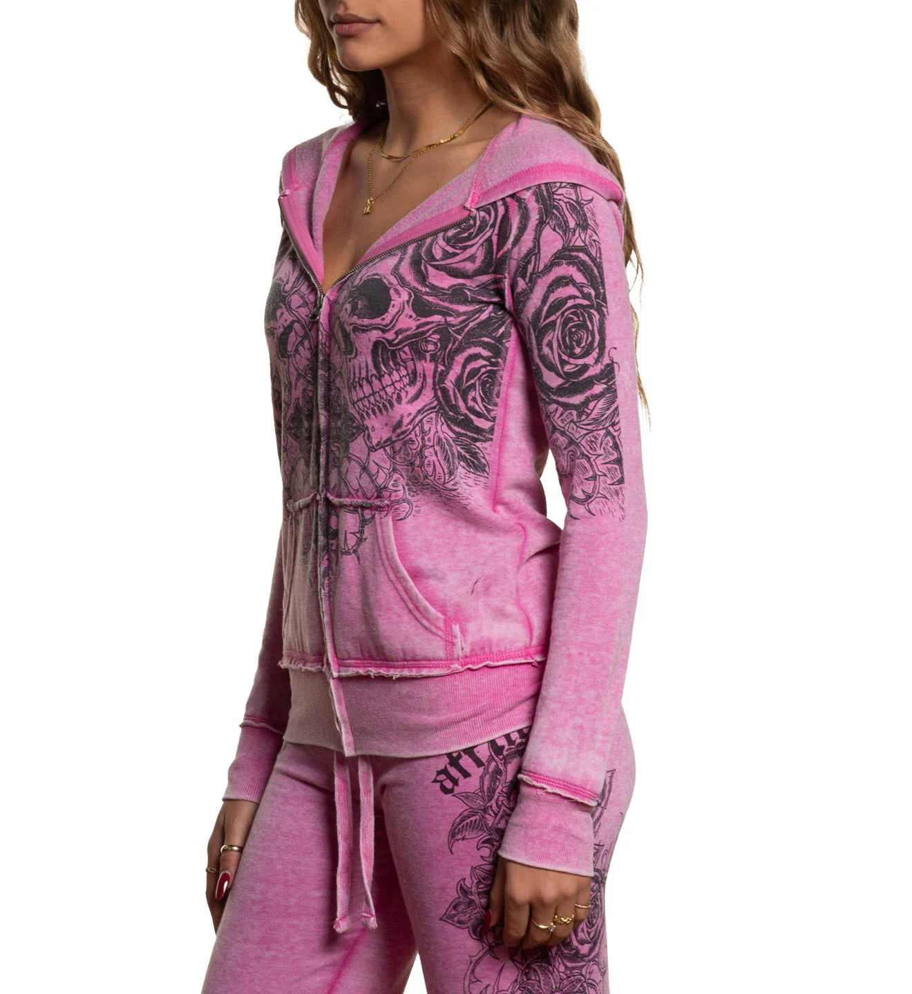 Forgotten Burnout Zip-Up Hoodie - Image 3
