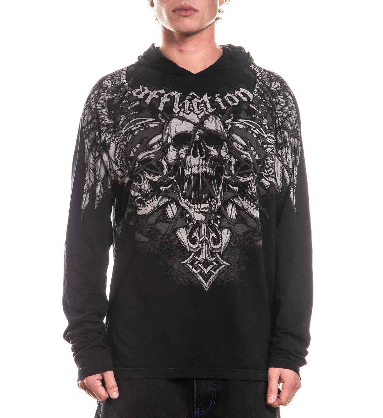 Immortal Scream Po Raglan Hood
