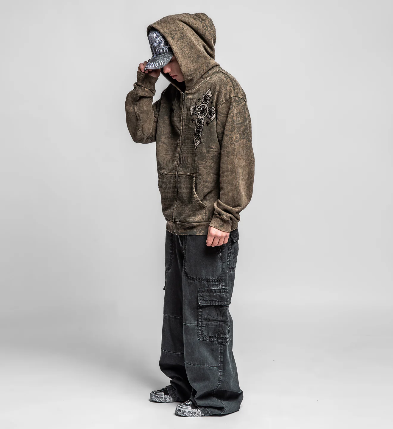 Rogue Crossed Zip-Up Hoodie - Image 7