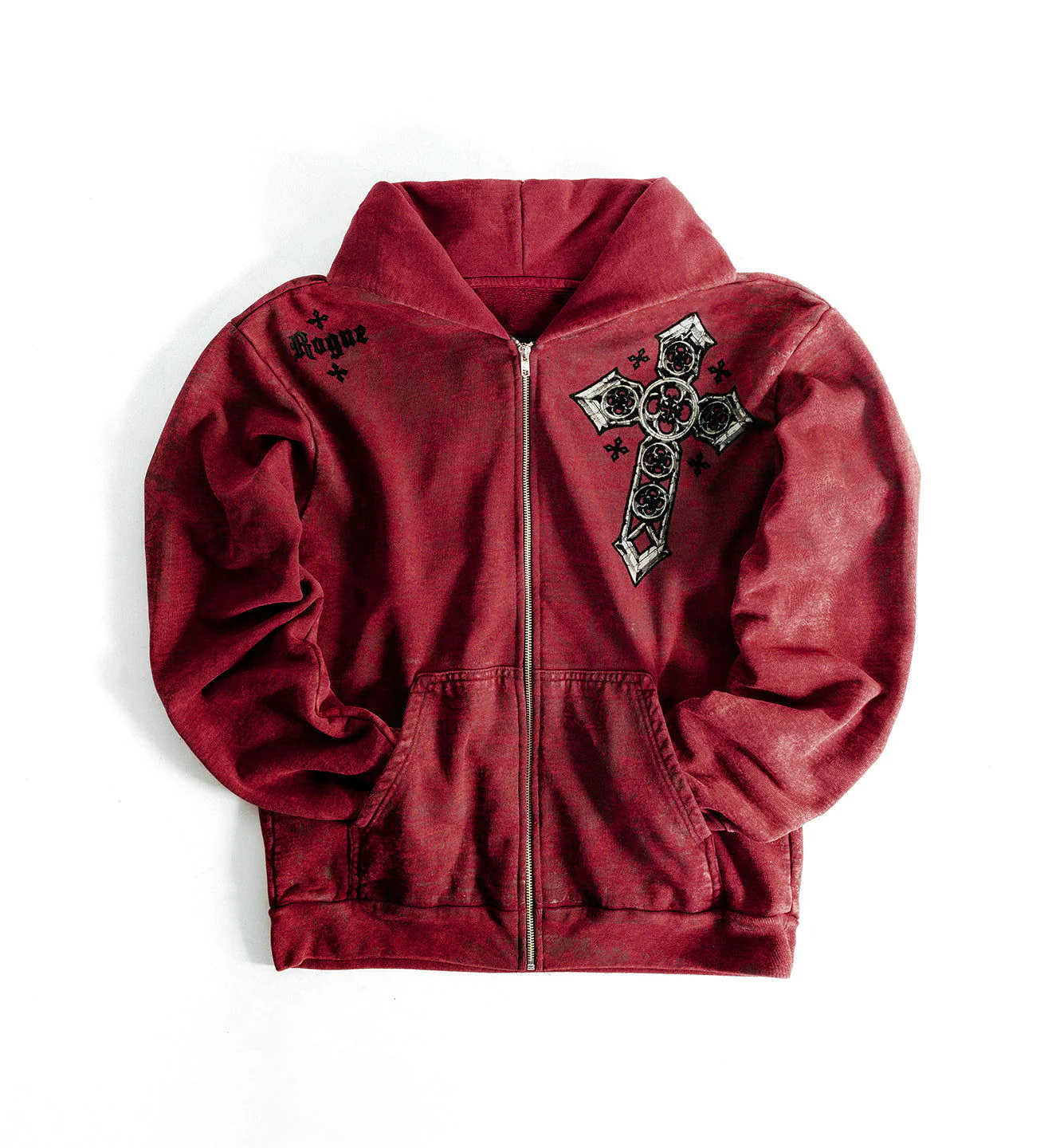 Rogue Crossed Zip-Up Hoodie - Image 9