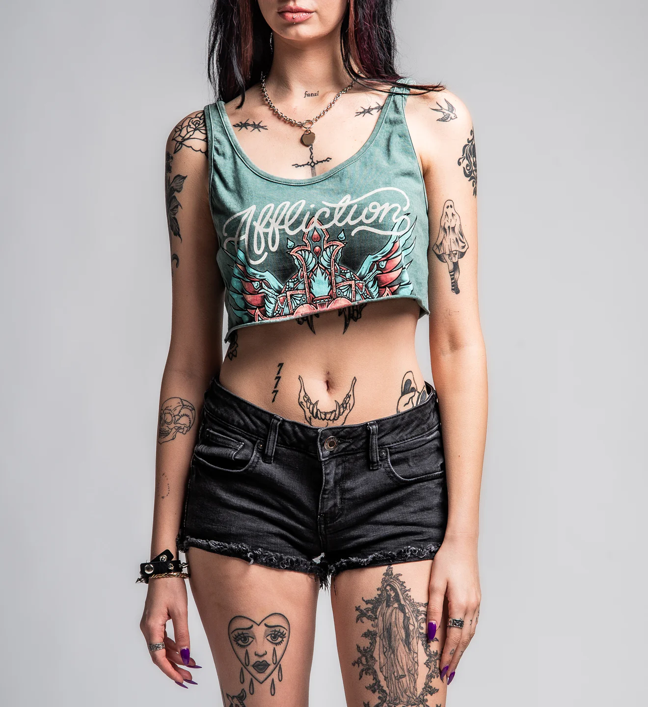Rosary Cropped Tank