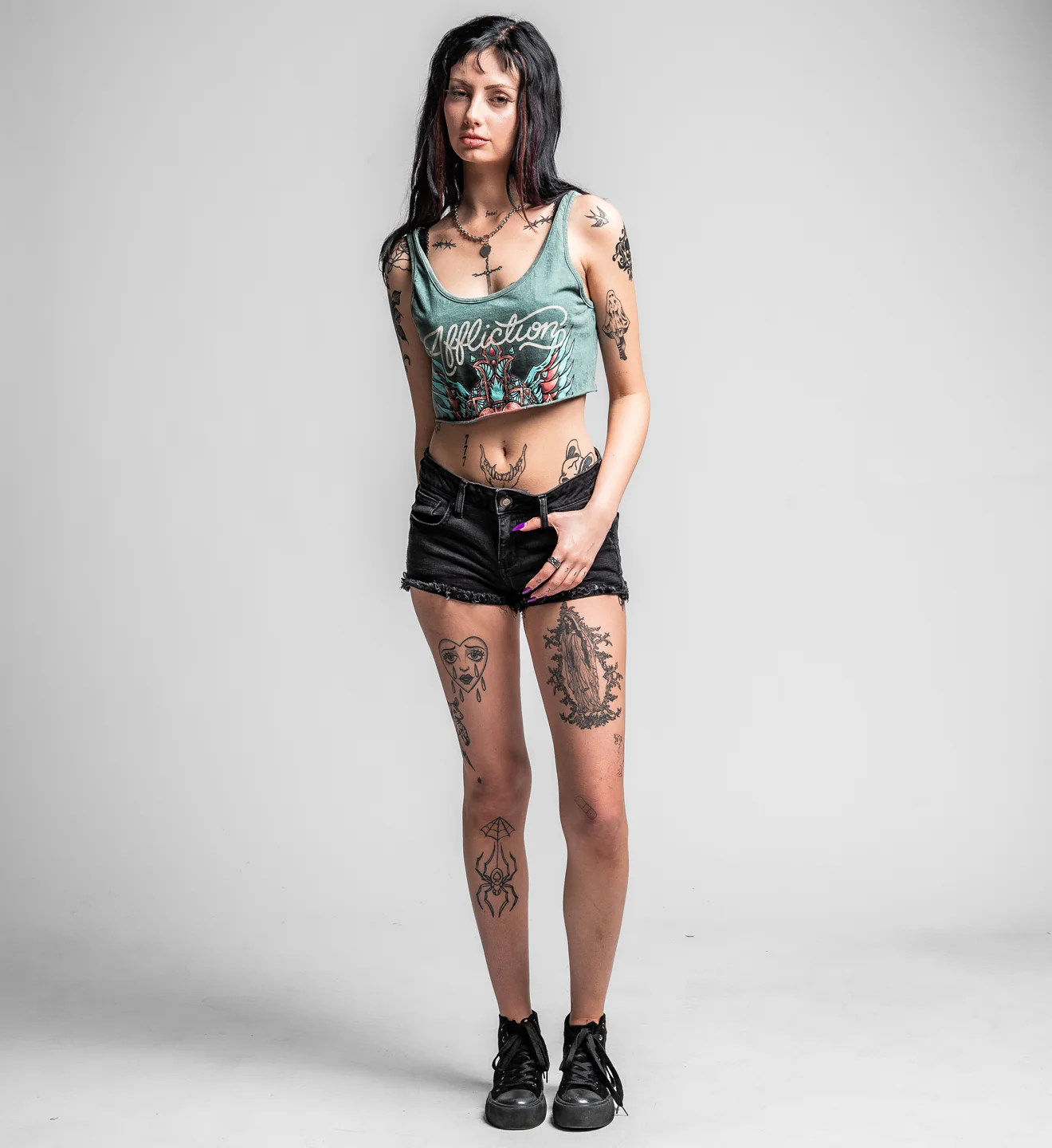 Rosary Cropped Tank - Image 5