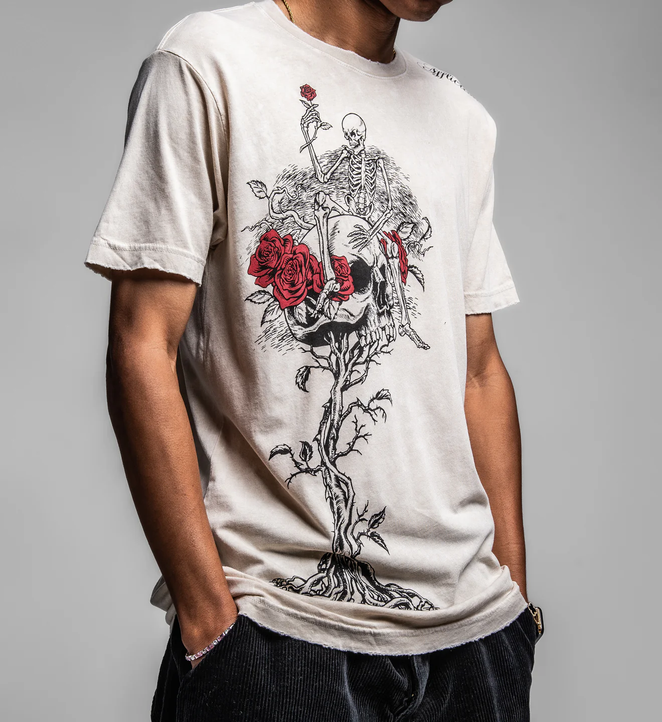 Roses For The Dead Tee - Image 3