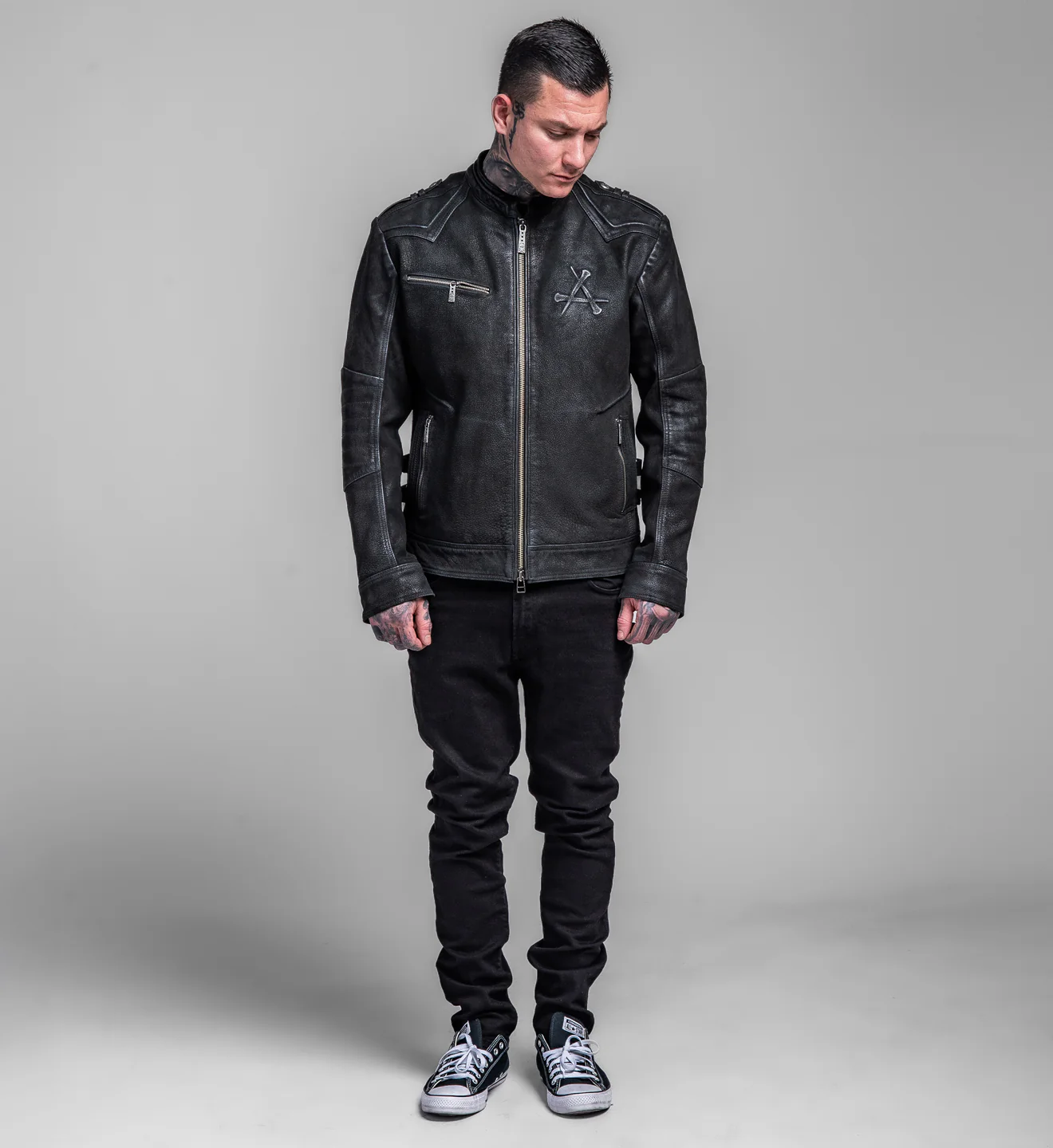 Skeleton Leather Jacket - Image 7