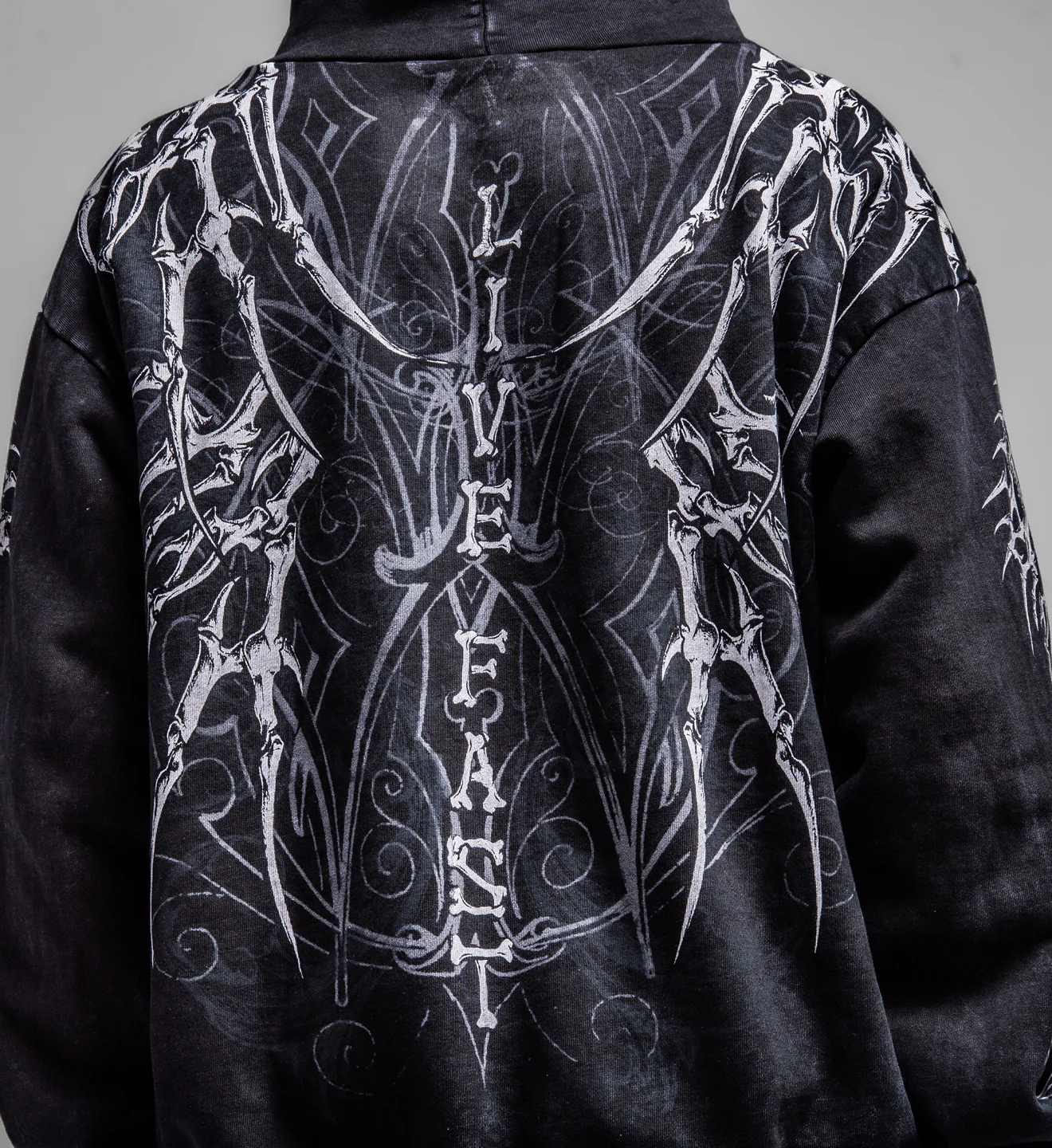 Skeleton Zip-up Hood - Image 8