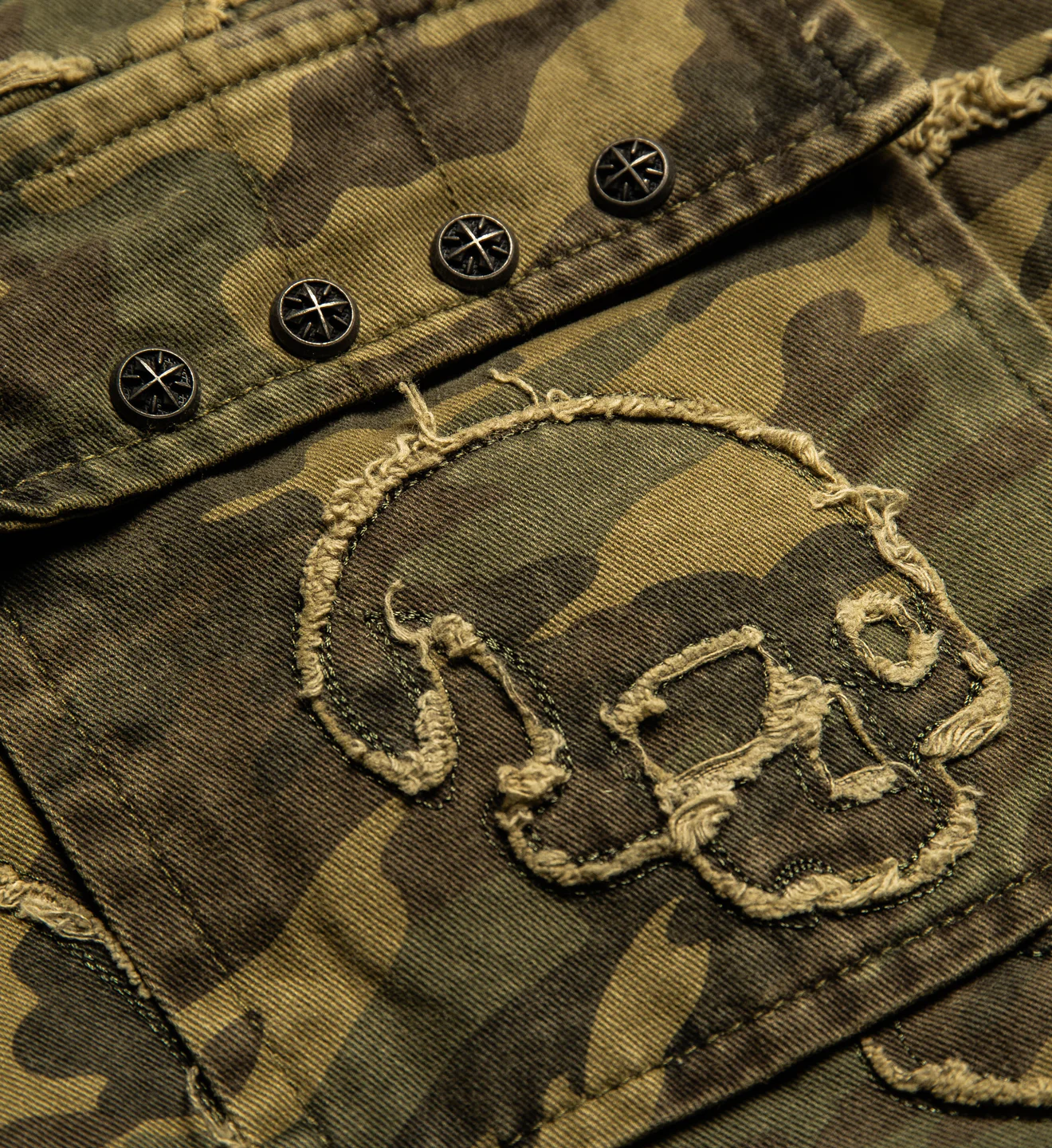 Wide Leg Skull Camo Denim - Image 10
