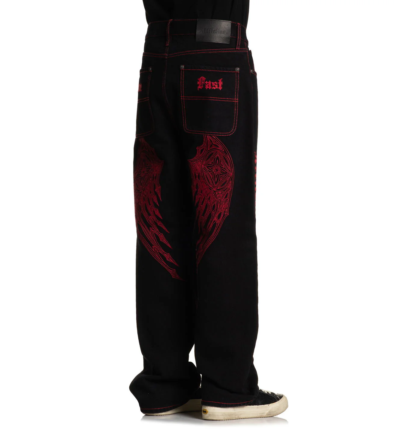 Wide Leg Wings Jeans - Image 5