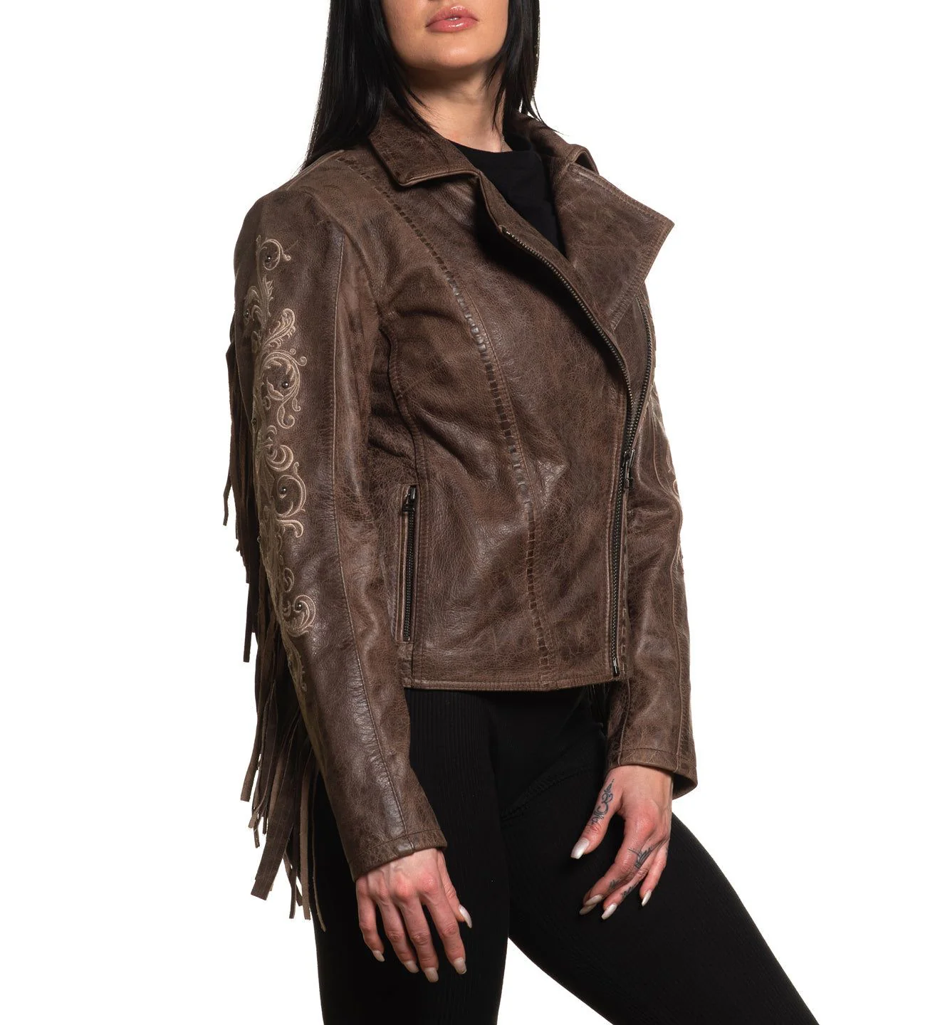 Willow Leather Jacket - Image 4