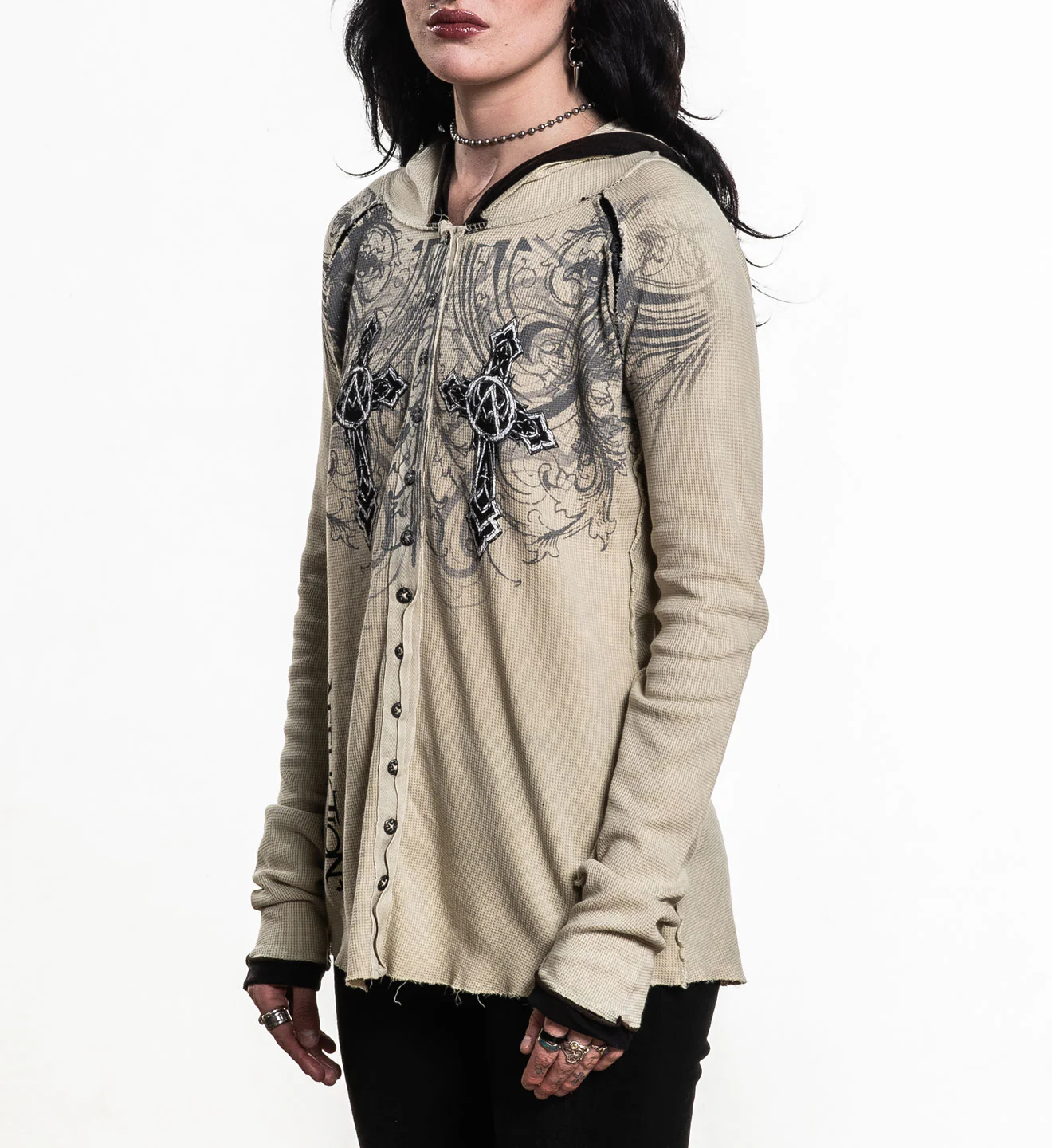 Winged Dagger LS Hoodie - Image 6